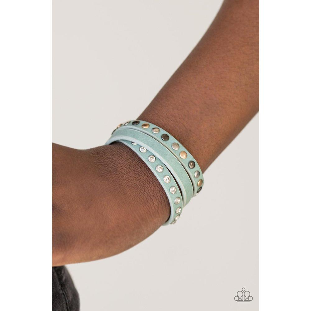 Catwalk Casual - Blue Bracelet - Paparazzi - Dare2bdazzlin N Jewelry