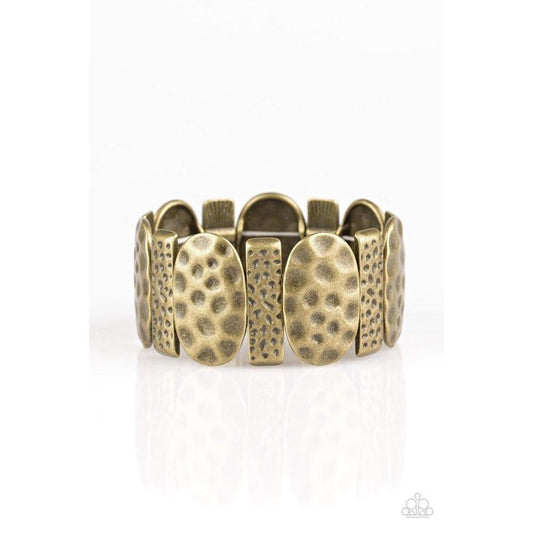 Cave Cache - Brass Bracelet - Paparazzi - Dare2bdazzlin N Jewelry