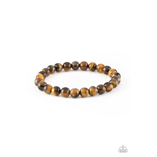 Centered Brown Urban Bracelet - Paparazzi - Dare2bdazzlin N Jewelry