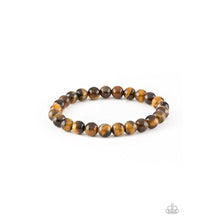 Load image into Gallery viewer, Centered Brown Urban Bracelet - Paparazzi - Dare2bdazzlin N Jewelry
