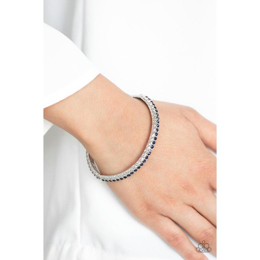 Cha Cha Ching Blue Bracelet - Paparazzi - Dare2bdazzlin N Jewelry