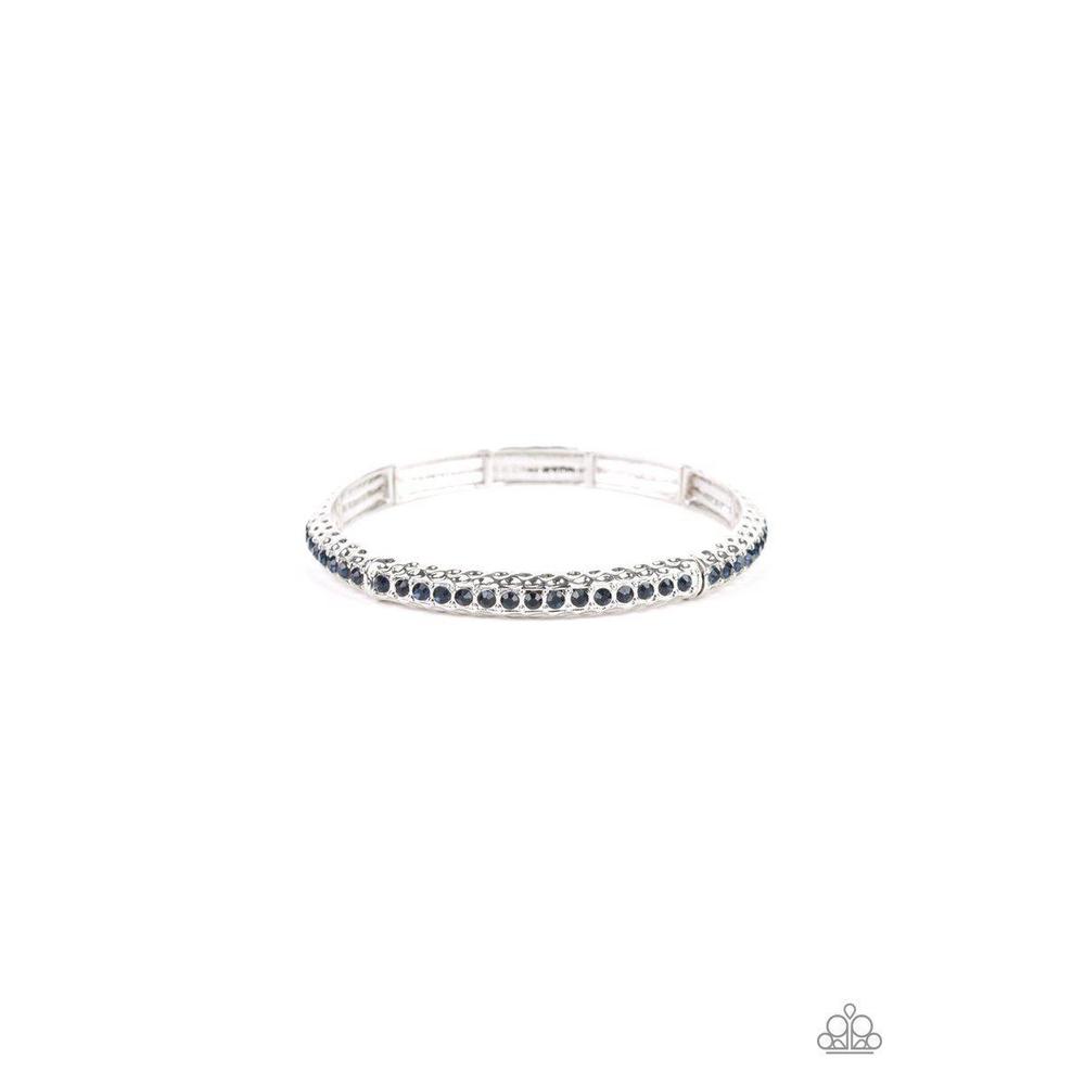 Cha Cha Ching Blue Bracelet - Paparazzi - Dare2bdazzlin N Jewelry