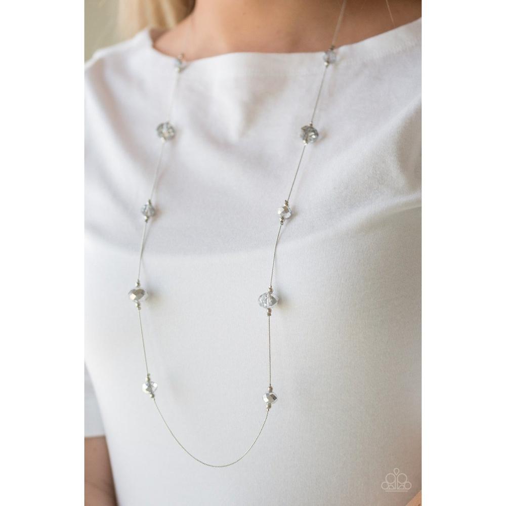 Champagne On The Rocks - Silver Necklace - Paparazzi - Dare2bdazzlin N Jewelry