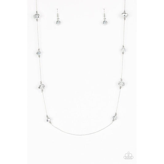Champagne On The Rocks - Silver Necklace - Paparazzi - Dare2bdazzlin N Jewelry