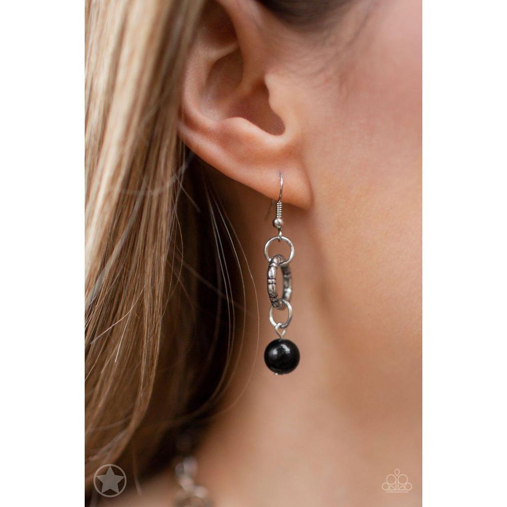 Charmed, I Am Sure - Black Necklace - Paparazzi - Dare2bdazzlin N Jewelry