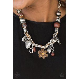 Charmed, I Am Sure - Brown Necklace - Paparazzi - Dare2bdazzlin N Jewelry