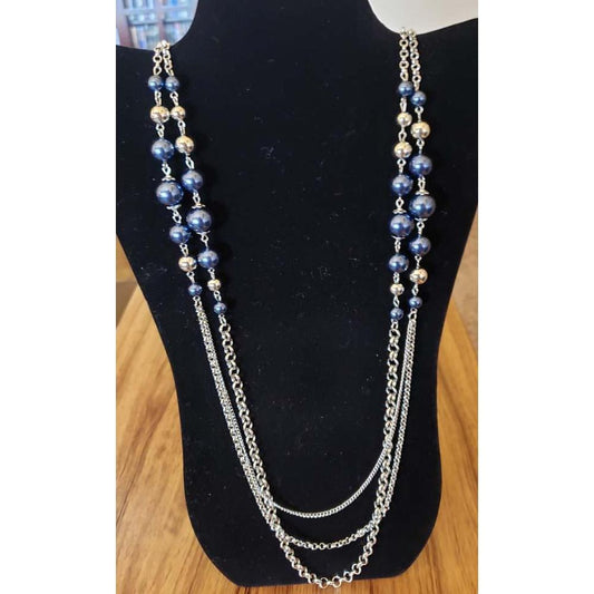 Charmingly Colorful Blue Necklace - Paparazzi - Dare2bdazzlin N Jewelry