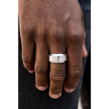 Load image into Gallery viewer, Checkmate Men&#39;s Ring - Silver - Paparazzi - Dare2bdazzlin N Jewelry
