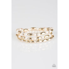 Load image into Gallery viewer, Chic Contender - Gold Bracelet - Paparazzi - Dare2bdazzlin N Jewelry
