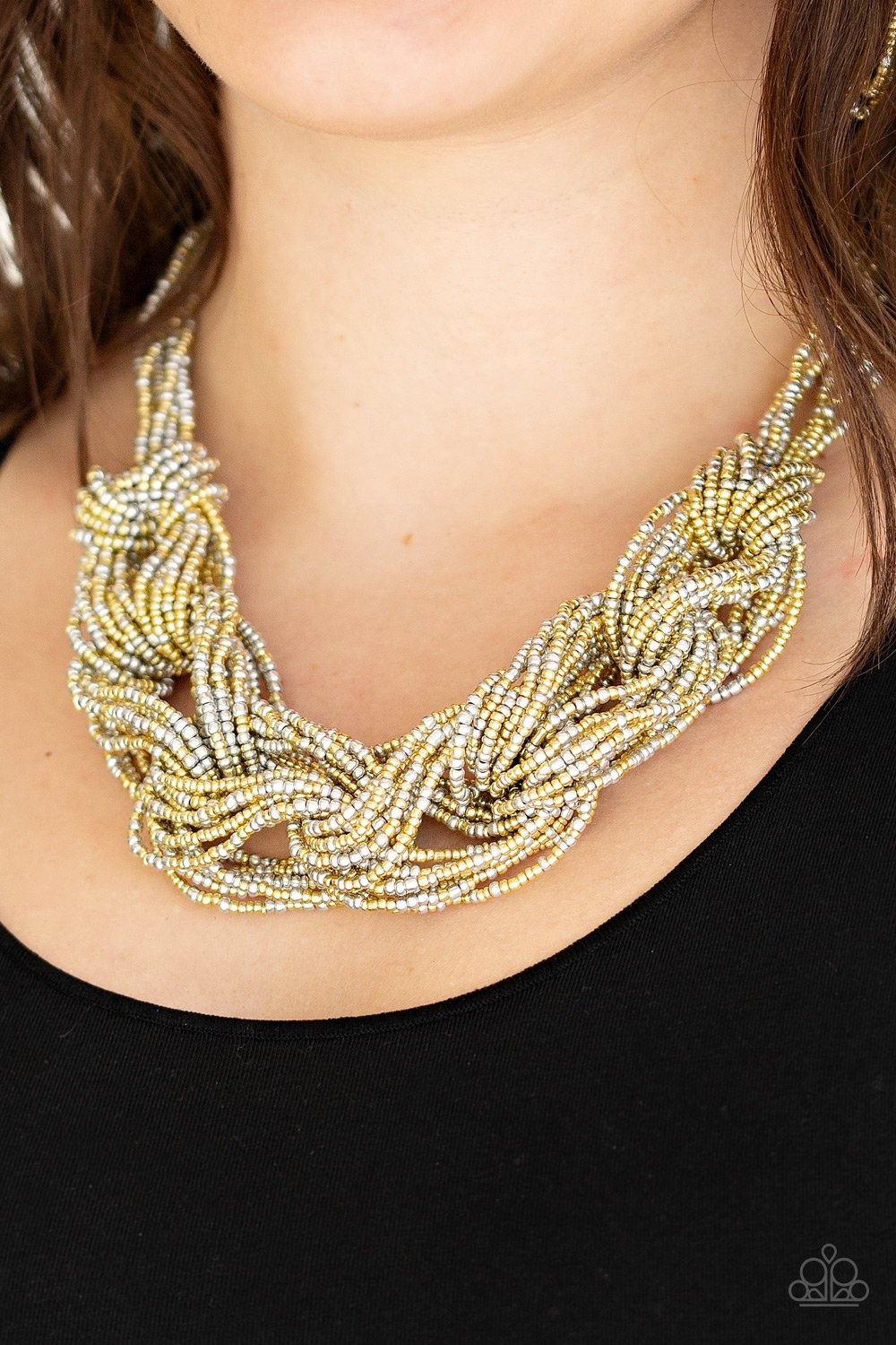 City Catwalk - Gold Necklace - Paparazzi - Dare2bdazzlin N Jewelry