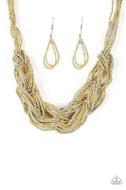 City Catwalk - Gold Necklace - Paparazzi - Dare2bdazzlin N Jewelry