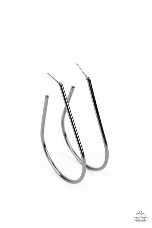 City Curves - Black Earring - Paparazzi - Dare2bdazzlin N Jewelry