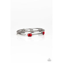 Load image into Gallery viewer, City Slicker Sleek Red Bracelet - Paparazzi - Dare2bdazzlin N Jewelry
