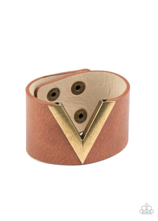 Claws Out Brown Urban Bracelet - Paparazzi - Dare2bdazzlin N Jewelry