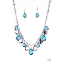 Load image into Gallery viewer, CLIQUE-Bait Blue Necklace - Paparazzi - Dare2bdazzlin N Jewelry
