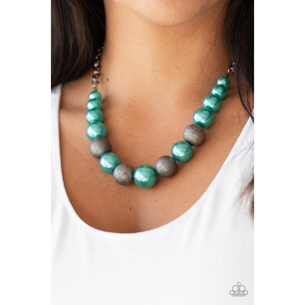 Color Me CEO - Green Necklace - Paparazzi - Dare2bdazzlin N Jewelry