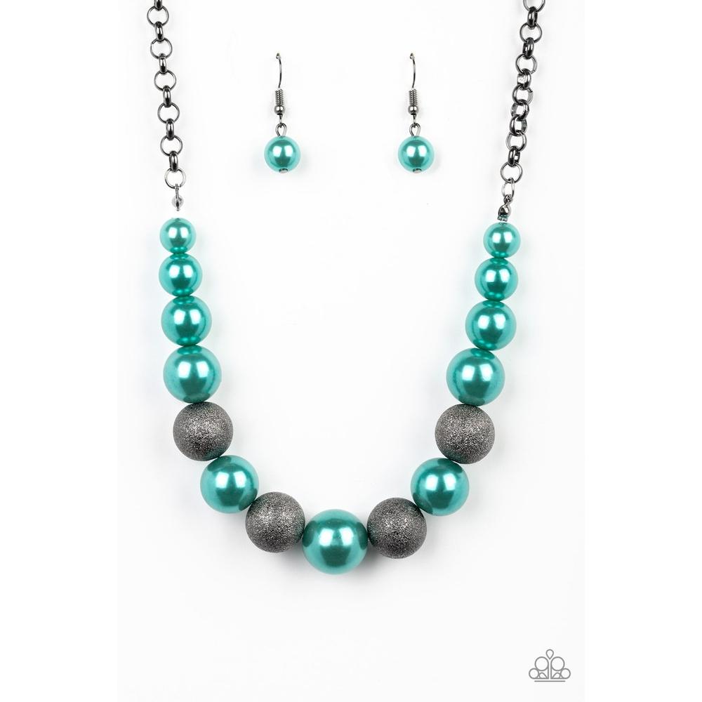 Color Me CEO - Green Necklace - Paparazzi - Dare2bdazzlin N Jewelry