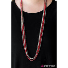 Load image into Gallery viewer, Colorful Calamity - Red Necklace - Paparazzi - Dare2bdazzlin N Jewelry
