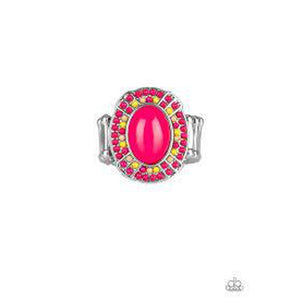 Colorfully Rustic - Pink Ring - Paparazzi - Dare2bdazzlin N Jewelry