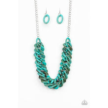 Load image into Gallery viewer, Comin In HAUTE Blue Necklace - Paparazzi - Dare2bdazzlin N Jewelry
