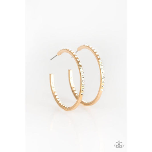 Comin Into Money Gold Earrings - Paparazzi - Dare2bdazzlin N Jewelry