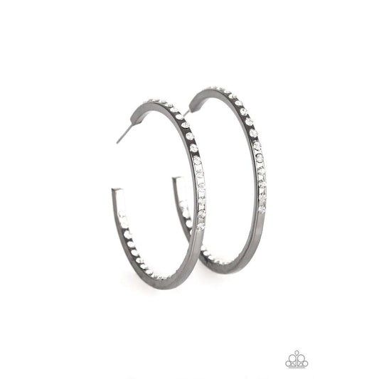 Comin Into Money White Earrings - Paparazzi - Dare2bdazzlin N Jewelry