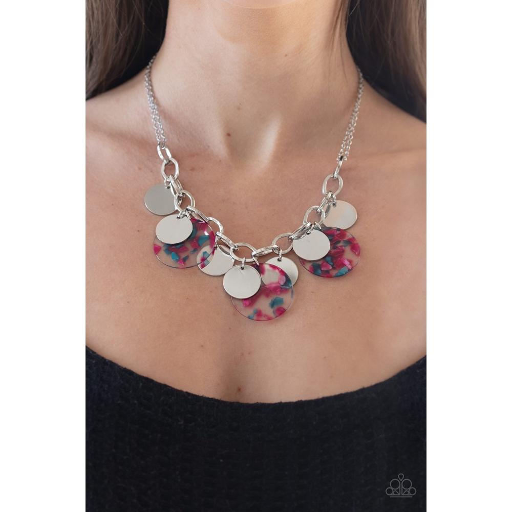 Confetti Confection - Pink Necklace - Paparazzi - Dare2bdazzlin N Jewelry