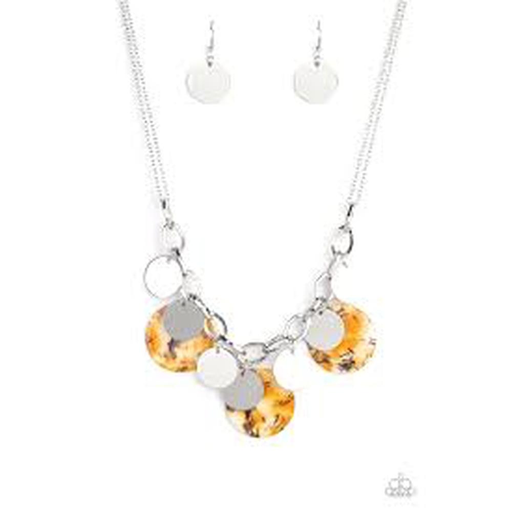 Confetti Confection - Yellow Necklace - Paparazzi - Dare2bdazzlin N Jewelry