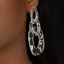 Load image into Gallery viewer, Confetti Congo White Earrings - Paparazzi - Dare2bdazzlin N Jewelry
