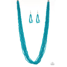 Load image into Gallery viewer, Congo Colada - Blue Necklace - Paparazzi - Dare2bdazzlin N Jewelry
