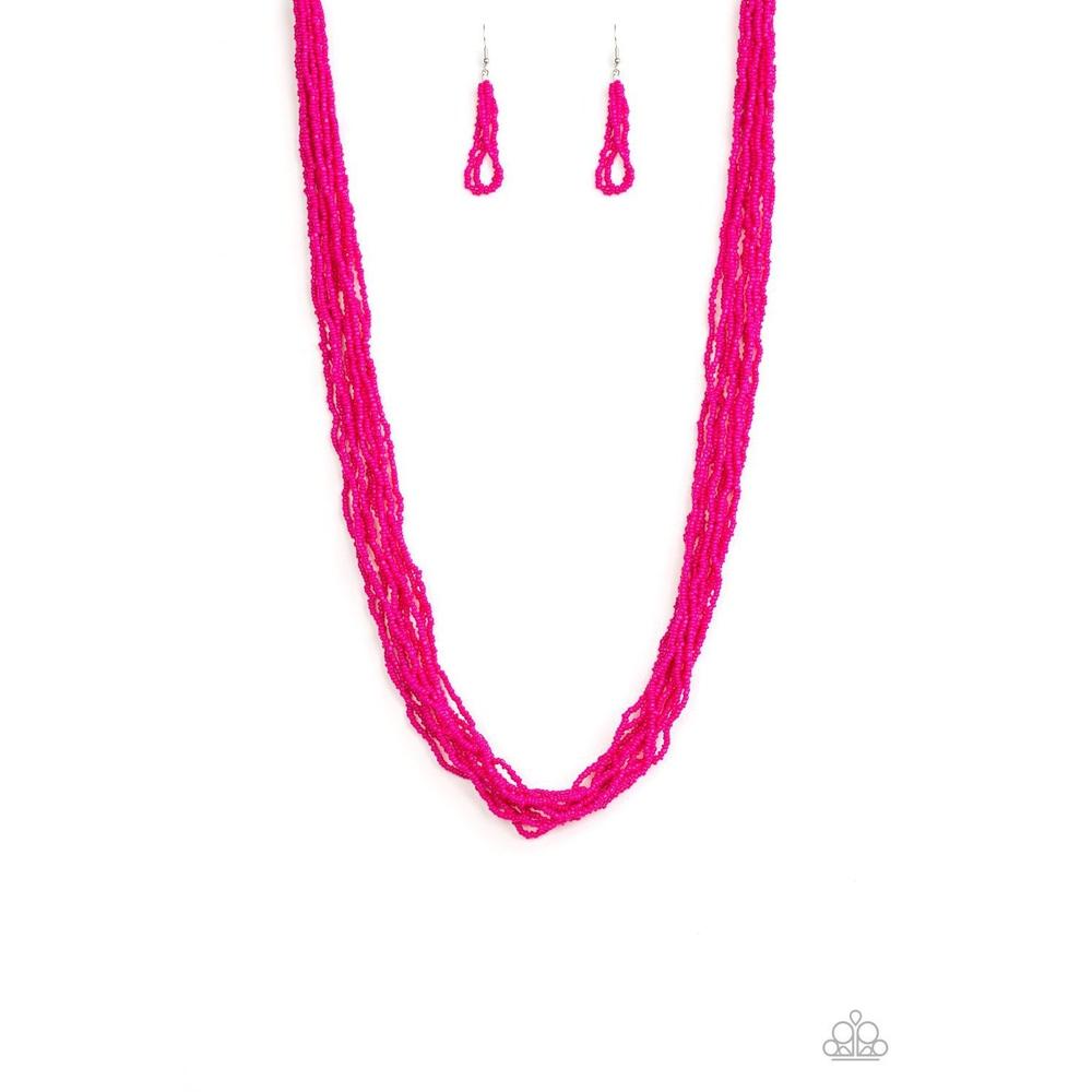 Congo Colada - Pink Necklace - Paparazzi - Dare2bdazzlin N Jewelry