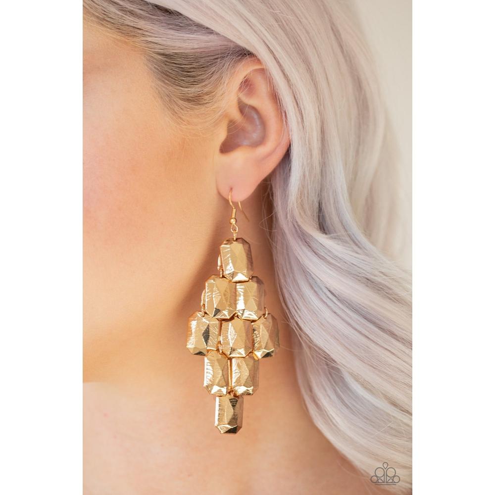 Contemporary Catwalk Earrings - Paparazzi - Dare2bdazzlin N Jewelry