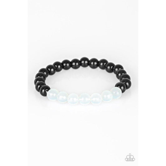 Cool and Content White Bracelet - Paparazzi - Dare2bdazzlin N Jewelry
