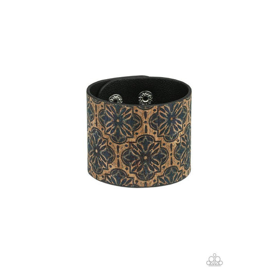Cork Culture - Blue Urban Bracelet - Paparazzi - Dare2bdazzlin N Jewelry