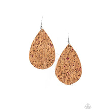 Load image into Gallery viewer, CORK It Over - Pink Earring - Paparazzi - Dare2bdazzlin N Jewelry
