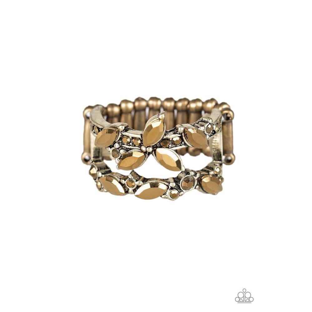 Cosmo Collection Brass Ring - Paparazzi - Dare2bdazzlin N Jewelry