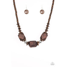 Load image into Gallery viewer, Costa Maya Getaway Brown Necklace - Paparazzi - Dare2bdazzlin N Jewelry
