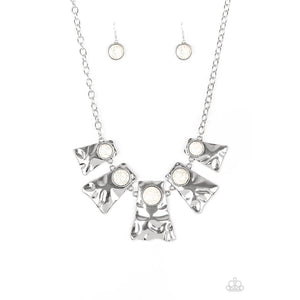 Cougar White Necklace - Paparazzi - Dare2bdazzlin N Jewelry