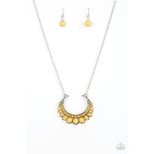 Load image into Gallery viewer, Count to ZEN Yellow Necklace - Paparazzi - Dare2bdazzlin N Jewelry
