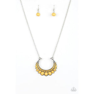 Count to ZEN Yellow Necklace - Paparazzi - Dare2bdazzlin N Jewelry
