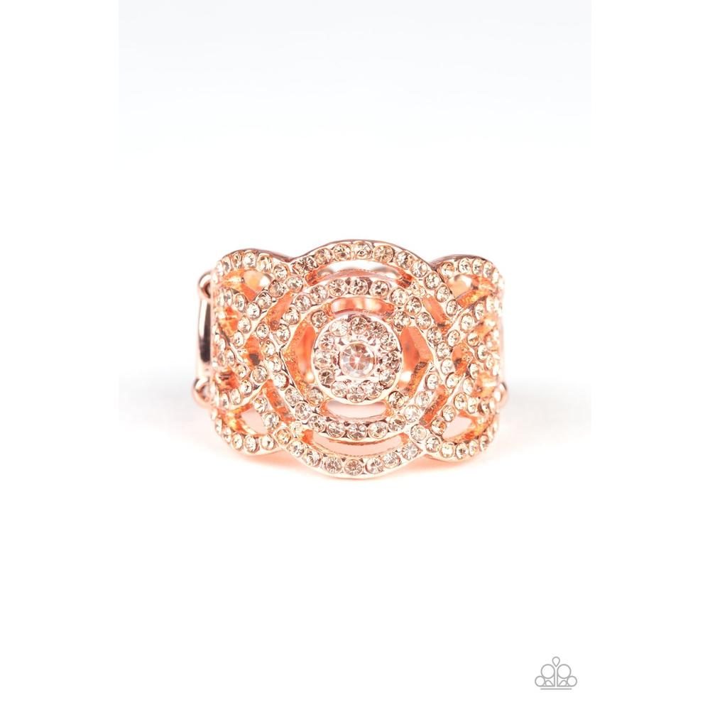 COUNTESS To Ten - Copper Ring - Paparazzi - Dare2bdazzlin N Jewelry