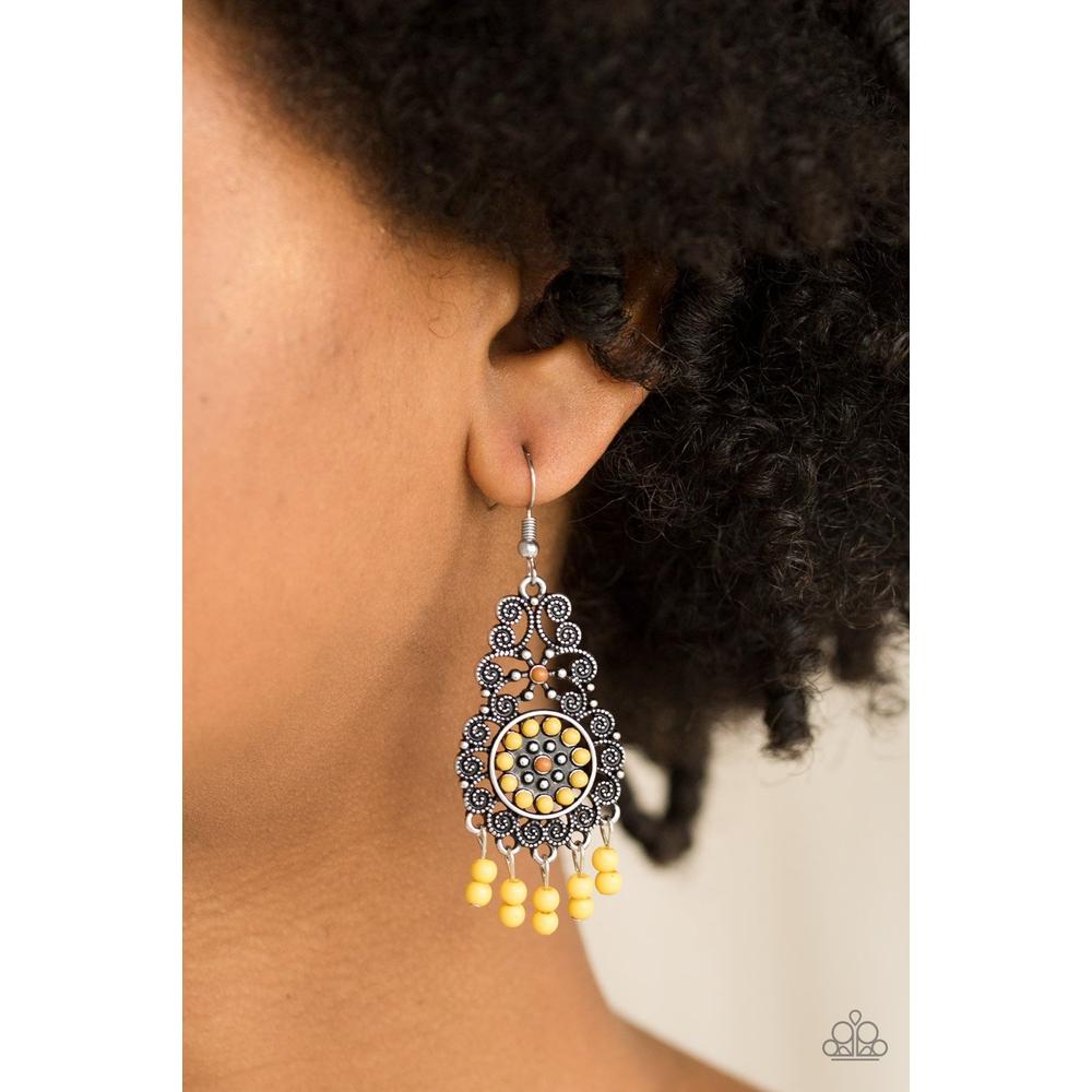 Courageously Congo Earrings - Paparazzi - Dare2bdazzlin N Jewelry