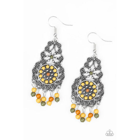 Courageously Congo Earrings - Paparazzi - Dare2bdazzlin N Jewelry