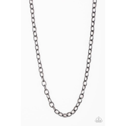 Courtside  Seats Black Necklace - Paparazzi - Dare2bdazzlin N Jewelry