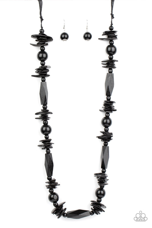 Cozumel Coast - Black Necklace - Paparazzi - Dare2bdazzlin N Jewelry