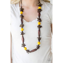 Load image into Gallery viewer, Cozumel Coast Yellow Necklace - Paparazzi - Paparazzi - Dare2bdazzlin N Jewelry
