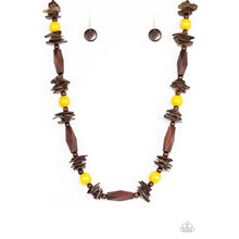 Load image into Gallery viewer, Cozumel Coast Yellow Necklace - Paparazzi - Paparazzi - Dare2bdazzlin N Jewelry
