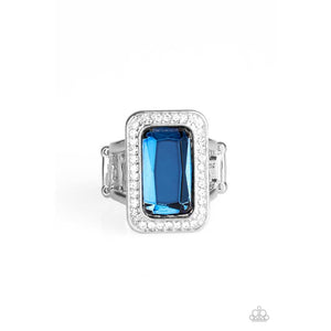 Crown Jewel Jubilee - Blue Ring - Paparazzi - Dare2bdazzlin N Jewelry