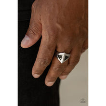 Load image into Gallery viewer, Crusaders Black Men&#39;s Ring - Paparazzi - Dare2bdazzlin N Jewelry

