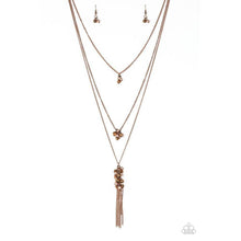 Load image into Gallery viewer, Crystal Cruiser Copper Necklace - Paparazzi - Dare2bdazzlin N Jewelry
